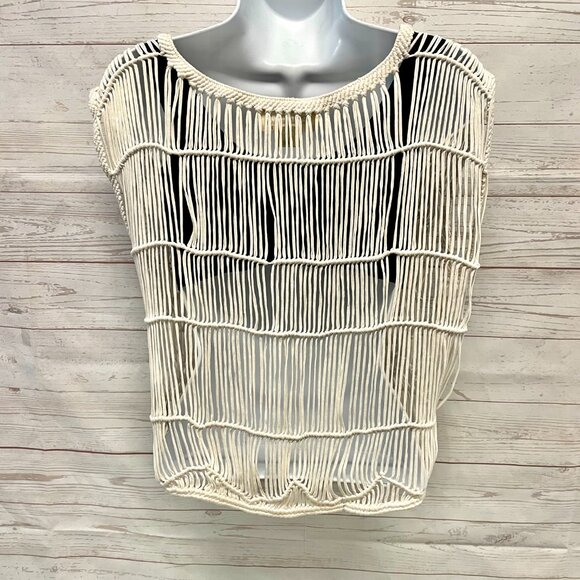 Ralph Lauren Denim Supply Cotton Macrame Top - Picture 6 of 6